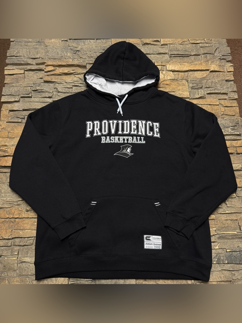 Providence College Friars Basketball Hoodie Sweatshirt Men 2XL Black Pullover